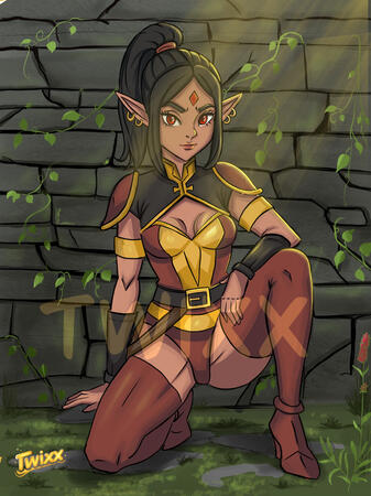 Brown Elf Girl